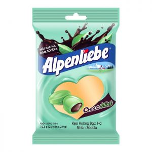 kẹo Alpenliebe Hương Bạc Hà Nhân Socola gói 216g